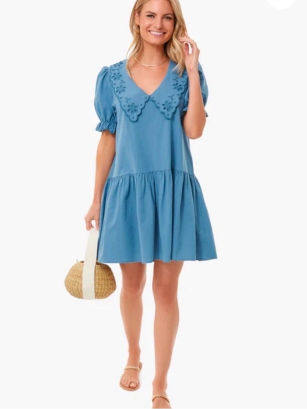 Tuckernuck Pomander Place French Blue Kit Dress medium